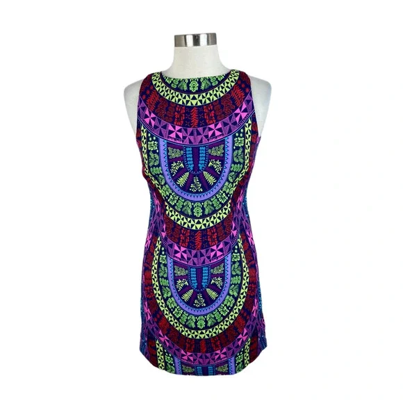 navy blue dress for baby girl Mara Hoffman Dresses | Mara Hoffman Size 0 Cut Out Mini Dress Backless Tribal Summer Dress | Color: Purple | Size: 0